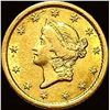 Image 1 : 1852-O Gold $1 Liberty Head UNCIRCULATED