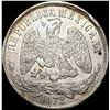 Image 1 : 1872 Silver Peso Mexico OaE Mint Mark CLOSELY UNCIRCULATED