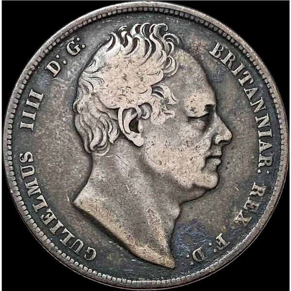 1834 Silver Crown William IV LIGHTLY CIRCULATED