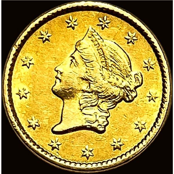 1851 Gold $1 Type 1 Liberty Head UNCIRCULATED