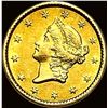 Image 1 : 1851 Gold $1 Type 1 Liberty Head UNCIRCULATED