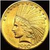 Image 1 : 1910 Indian Head Gold Eagle $10 UNCIRCULATED