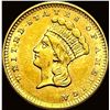 Image 1 : 1856 Gold $1 Indian Head Type 2 CLOSELY UNCIRCULATED