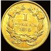 Image 2 : 1856 Gold $1 Indian Head Type 2 CLOSELY UNCIRCULATED
