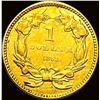 Image 2 : 1861 Gold $1 Indian Head CLOSELY UNCIRCULATED