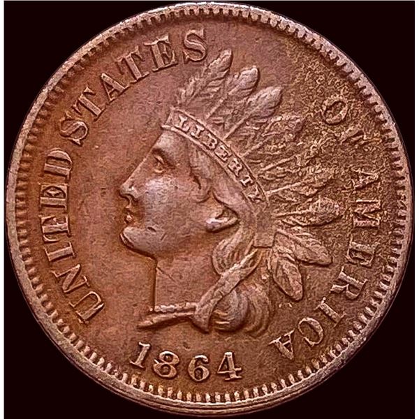 1864 Bronze Indian Head Cent CLOSELY UNCIRCULATED
