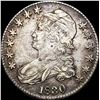 Image 1 : 1830 Capped Bust Half Dollar CLOSELY UNCIRCULATED