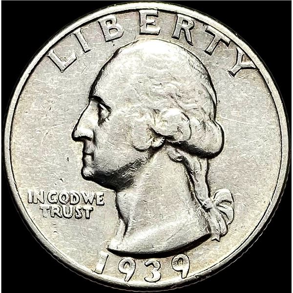 1939-S Silver Washington Quarter CLOSELY UNCIRCULATED