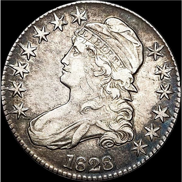 1828 Capped Bust Half Dollar CLOSELY UNCIRCULATED
