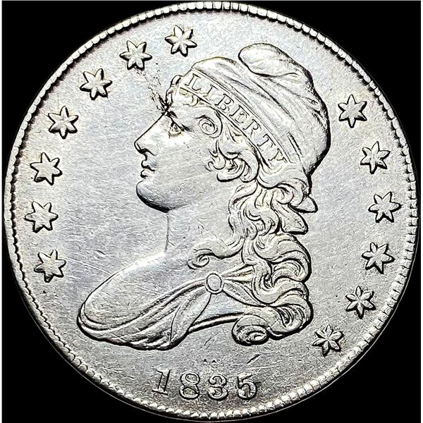1835 Capped Bust Half Dollar CLOSELY UNCIRCULATED