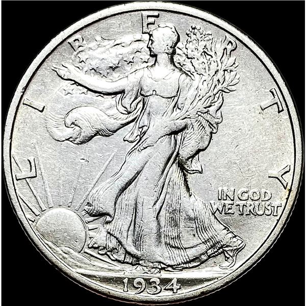 1934-S Walking Liberty Half Dollar CLOSELY UNCIRCULATED