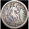 Image 1 : 1844 Seated Liberty Half Dime LIGHTLY CIRCULATED