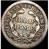 Image 2 : 1844 Seated Liberty Half Dime LIGHTLY CIRCULATED