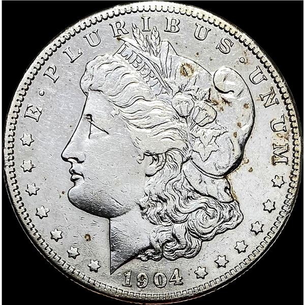1904-S Silver Morgan Dollar CLOSELY UNCIRCULATED