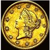 Image 1 : 1851 Gold $1 Type 1 NEARLY UNCIRCULATED