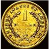 Image 2 : 1851 Gold $1 Type 1 NEARLY UNCIRCULATED
