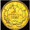 Image 2 : 1887 Gold $1 Indian Princess Type 3 HIGH GRADE