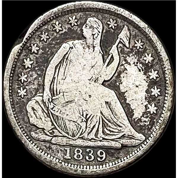 1839-O Seated Liberty Half Dime NICELY CIRCULATED