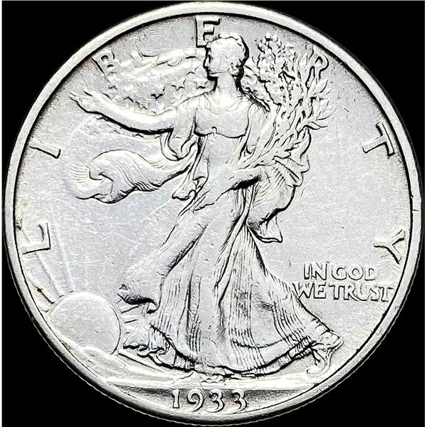 1933-S Walking Liberty Half Dollar CLOSELY UNCIRCULATED