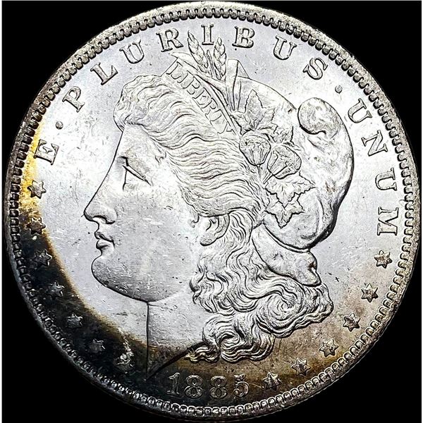 1885-O Toned Silver Morgan Dollar UNC
