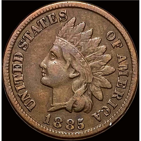 1885 Indian Head Cent NEARLY UNCIRCULATED