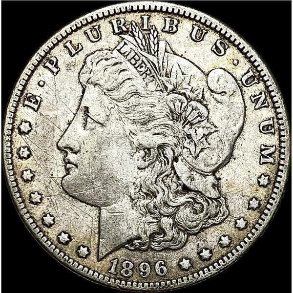 1896-O Silver Morgan Dollar NEARLY UNCIRCULATED
