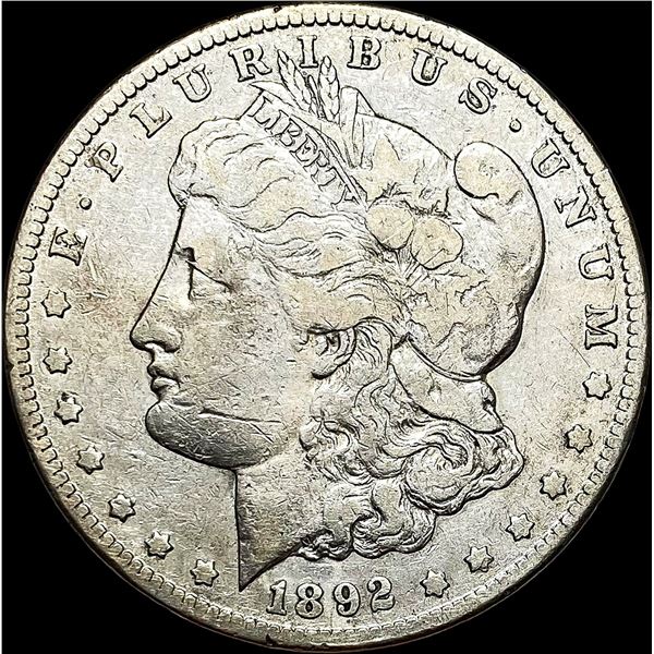 1892-CC Silver Morgan Dollar LIGHTLY CIRCULATED