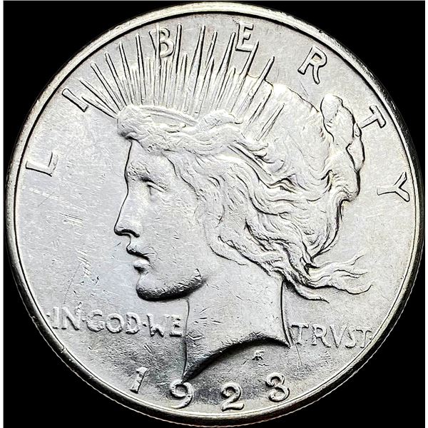 1923-S Silver Peace Dollar CLOSELY UNCIRCULATED