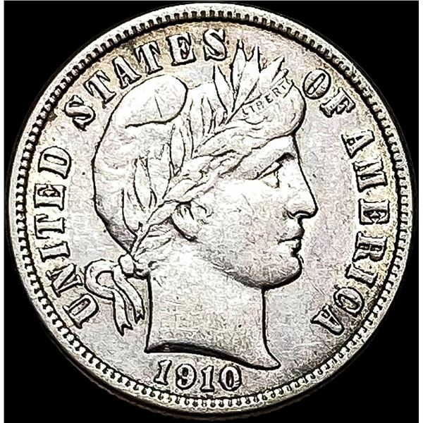 1910 Barber Dime CLOSELY UNCIRCULATED