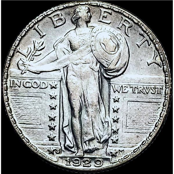 1929-S Standing Liberty Quarter CHOICE AU