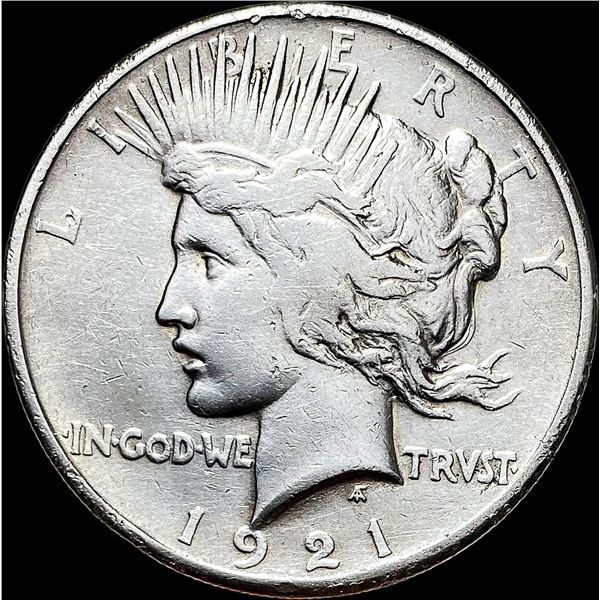 1921 Silver Peace Dollar NEARLY UNCIRCULATED