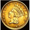 Image 1 : 1857 Gold $1 Indian Princess Type 3 CLOSELY UNCIRCULATED