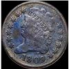 Image 1 : 1809 Classic Head Half Cent NICELY CIRCULATED