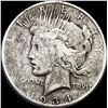 Image 1 : 1934-S Silver Peace Dollar NICELY CIRCULATED