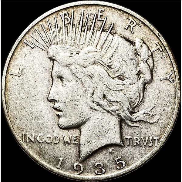 1935-S Silver Peace Dollar LIGHTLY CIRCULATED