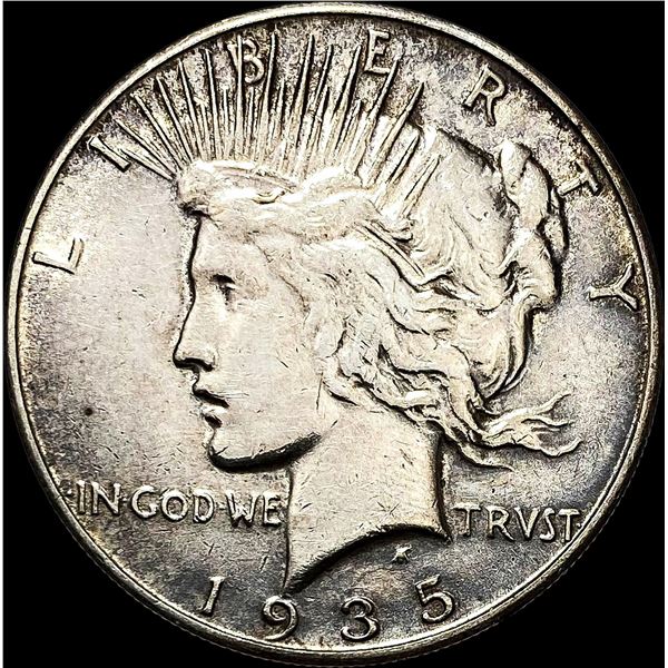 1935-S Silver Peace Dollar CLOSELY UNCIRCULATED