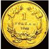Image 2 : 1862 Gold $1 Indian Head CLOSELY UNCIRCULATED