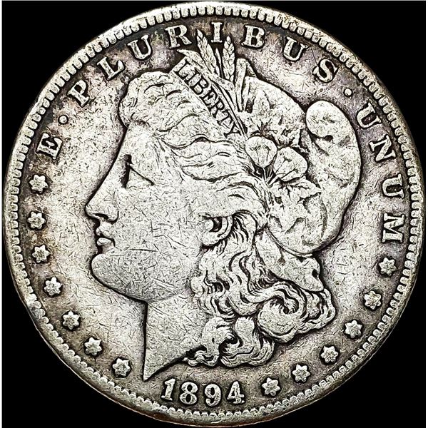 1894-S Silver Morgan Dollar LIGHTLY CIRCULATED