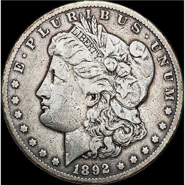 1892-CC Silver Morgan Dollar LIGHTLY CIRCULATED