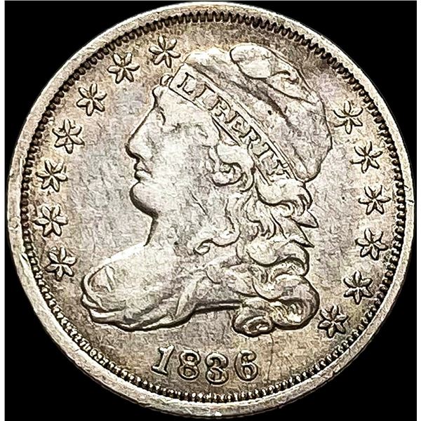 1836 Capped Bust Dime CLOSELY UNCIRCULATED