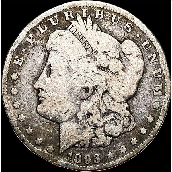 1893-CC Silver Morgan Dollar NICELY CIRCULATED