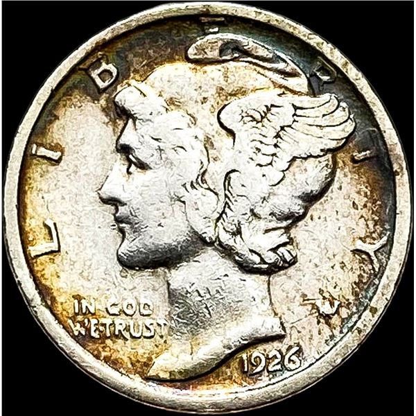 1926-D Silver Mercury Dime NEARLY UNCIRCULATED