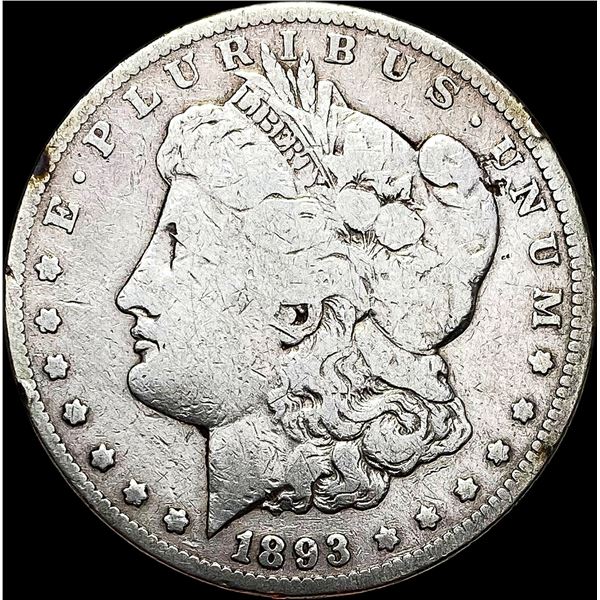 1893-CC Silver Morgan Dollar NICELY CIRCULATED