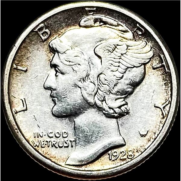 1928-S Silver Mercury Dime CLOSELY UNCIRCULATED
