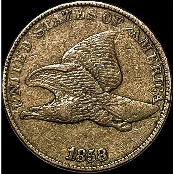 1858 Flying Eagle Cent CLOSELY UNCIRCULATED