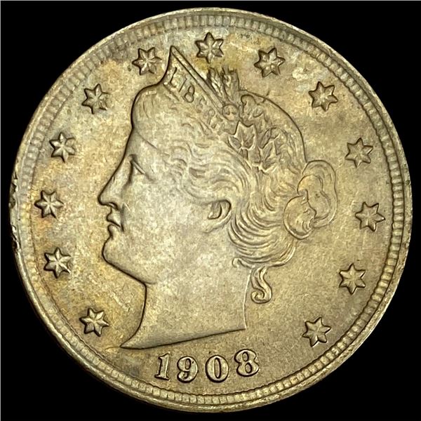 1908 Liberty Head Nickel CLOSE UNC