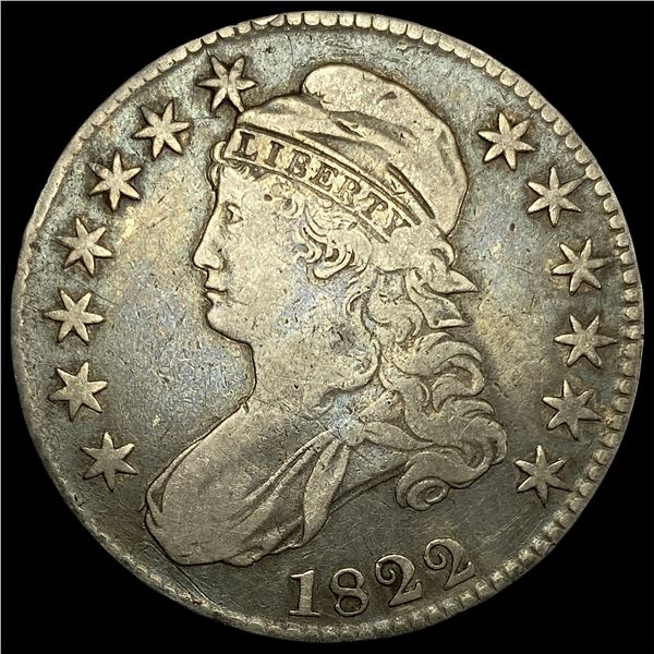 1822 Capped Bust Half Dollar NICELY CIRCULATED