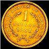 Image 2 : 1851 Gold $1 Liberty Type 1 HIGH GRADE