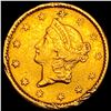Image 1 : 1852 Gold $1 Liberty Type 1 HIGH GRADE