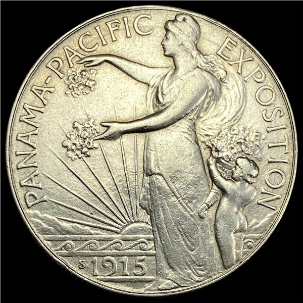 1915-S Silver Panama-Pacific Half Dollar UNCIRCULATED